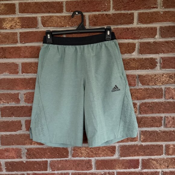 adidas athletic shorts * light green * vented * mens size small * euc - Picture 8 of 12